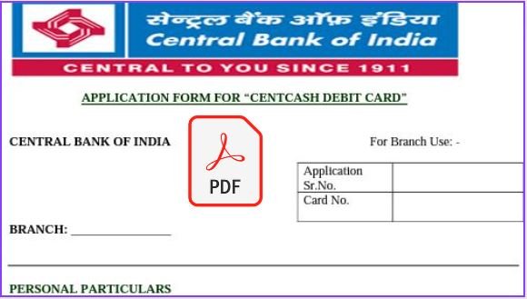 cbi atm card application form pdf download