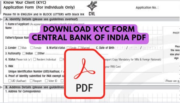 download kyc form central bank of india pdf