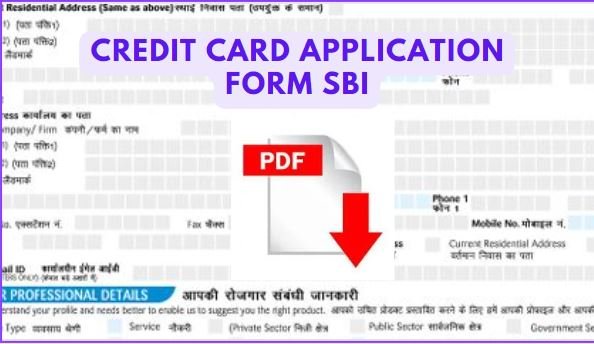 [download pdf] credit card application form sbi