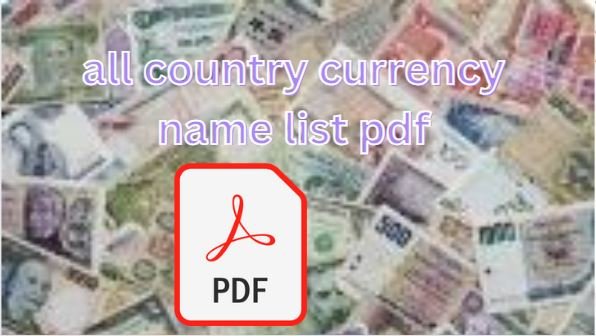 download all country currency name list pdf