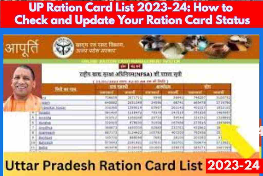 UP Ration Card List 2023-24: How to Check and Update Your Ration Card Status