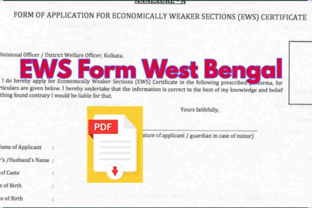 [PDF]EWS Form West Bengal: How to Apply for Economically Weaker Section Quota