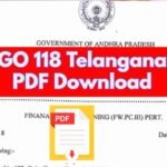 GO 118 Telangana PDF Download