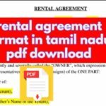 rental agreement format in tamil nadu pdf download
