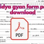 vidya gyan form pdf download