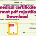 medical certificate format pdf rajasthan Download |