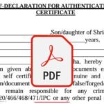 Download Marriage Declaration Form PDF Odisha